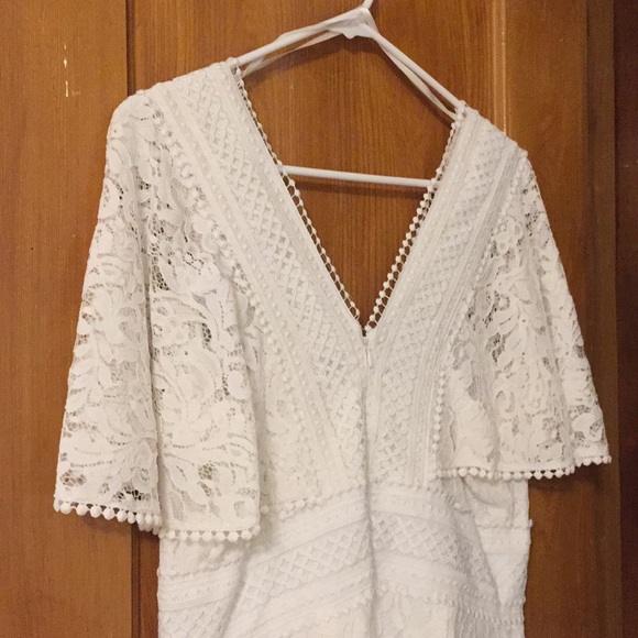 White Dress - Eliza J - Size 12 - Picture 4 of 4